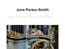 Tablet Screenshot of janeparkersmith.com